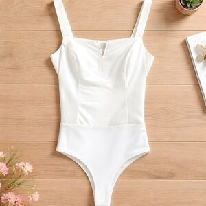 TCEC White snake print Bodysuit